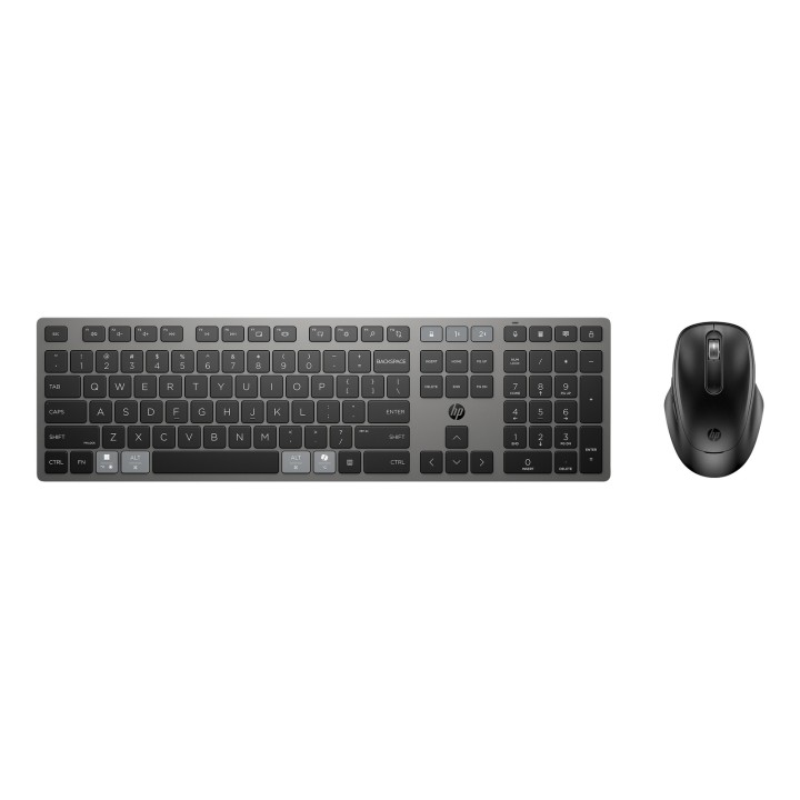 HP 720 Multi-Device Rechargeable Wireless Keyboard and Mouse Combo