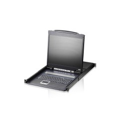 Aten CL1308N 19" 8-port LCD KVM switch, black