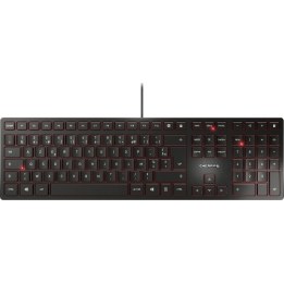 Cherry KC 6000 Slim teclado Universal USB AZERTY Belga Negro