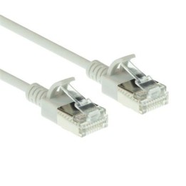 Cabo de ligação «slimline» para centro de dados CAT6A LSZH U/FTP cinzento de 10 metros, sem emaranhamento, com conectores RJ45