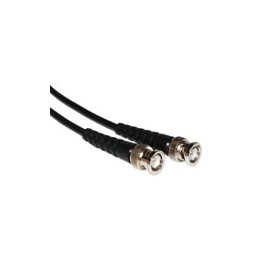 RG-58 patch cable, black, 50 ohms, 7.00 m