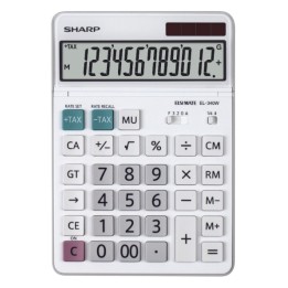 Calculatrice de bureau Sharp EL-340W blanche