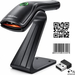 Wireless barcode scanner 1D 2D scanner stand USB