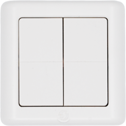 Shelly · Plug & Play · "Blu ZB Wall Switch 4" · Interruttore da parete · 4 canali · 16 azioni · Bluetooth · Zigbee · Batteria · 