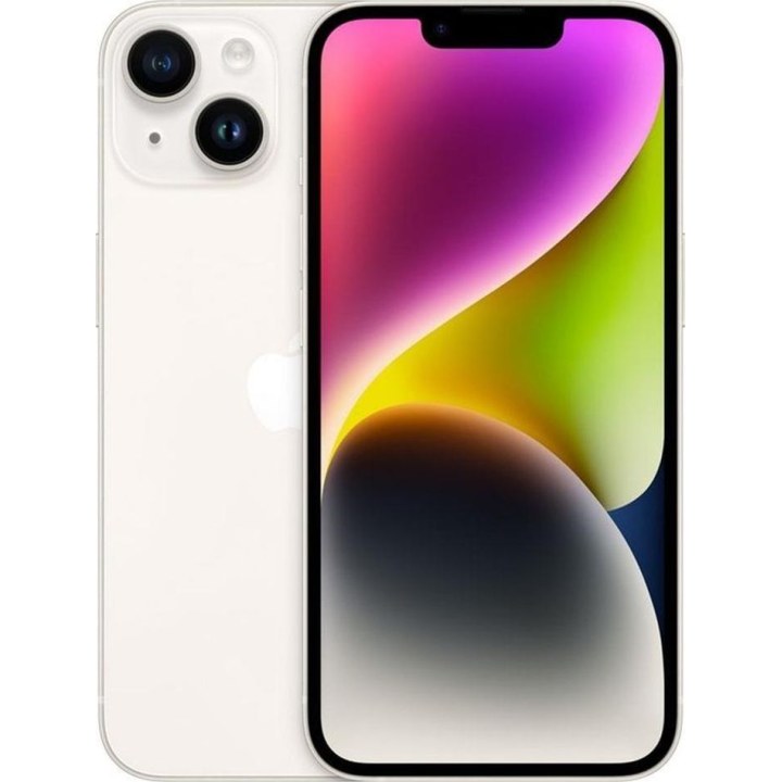 Telemóvel smartphone Apple iPhone 14 5G - 128 GB - 6,1 polegadas branco, recondicionado AB
