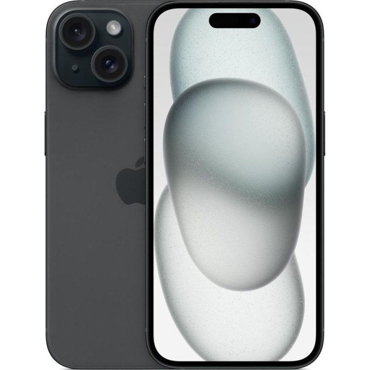 Telemóvel smartphone Apple iPhone 15 5G - 128 GB - 6,1 polegadas, preto, em bom estado