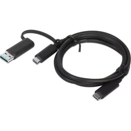 USB-C híbrido com USB-A