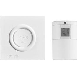 Danfoss Ally Starter Pack gateway and radiator thermostat, white