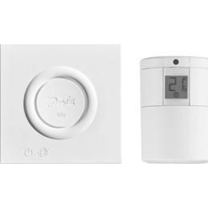 Danfoss Ally Starter Pack Gateway und Heizkörperthermostat, weiß