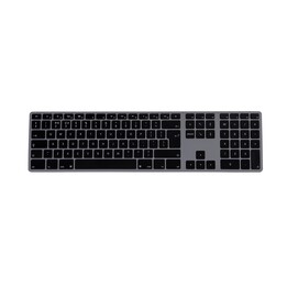 MATIAS Tastatur aluminum MAC HUB 2XUSB SPACE GRAY