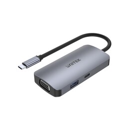 Unitek P5 Trio USB 3.2 Gen 1 (3.1 Gen 1) Type-C 5000 Mbit/s Gris