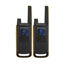 Rádio bidirecional Motorola Talkabout T82 Extreme Twin Pack 16 canais preto, laranja
