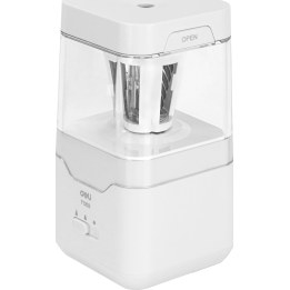 Deli E71202 Afia-lápis Elétrico com Pilhas ou USB, Branco