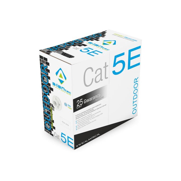 Alantec KIF5OUT305 cable de red 305 m Cat5e F/UTP (FTP) Negro