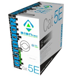 Cabo de rede A-LAN KIU5OUTZ305 305 m Cat5e U / UTP (UTP) cinza