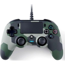 Nacon Compact Controller Cableado Camo Verde para PS4 y PC