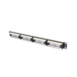 Lanberg patch panel 24 port 1U Cat.5e UTP Negro PPU5-1024-B