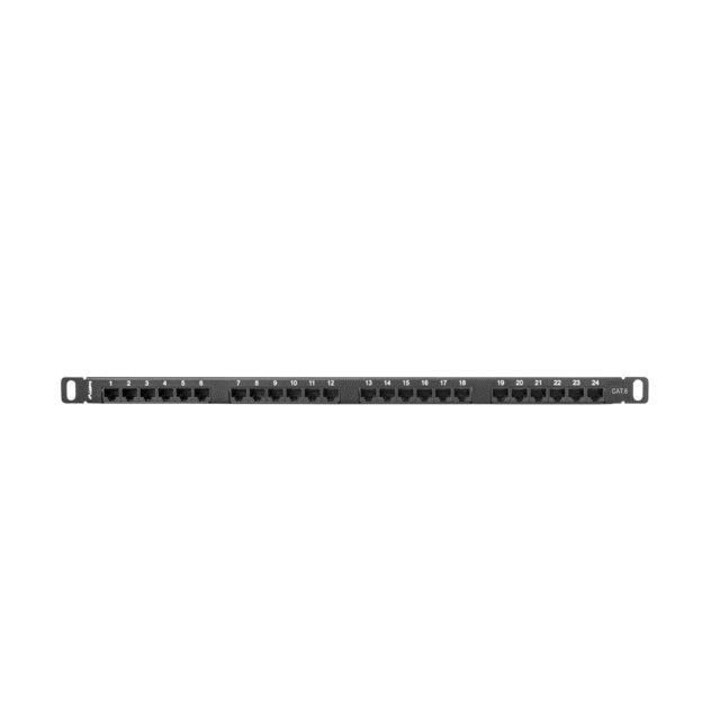 Lanberg PPU6-0024-B Patch Panel 0.5U