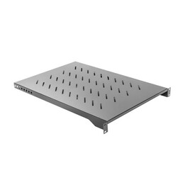 Lanberg SHELF FOR 19'' CABINETS 1000MM (1U, 483 X 750MM LOAD CAPACITY UP TO 15KG, 4 POINT MOUNTING) Negro RAL9004