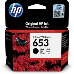 HP 653 1 pezzo Originale nero a resa standard