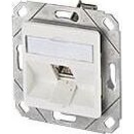 E-DAT module 8(8) flush-mounted junction box, pure white