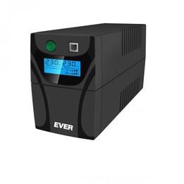 Ever EASYLINE 850 AVR USB Fonte de alimentação ininterrupta (UPS) Line Interactive 850 VA 480 W 2 AC Outlets