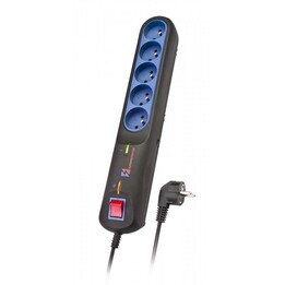 LESTAR 1966002822 Schwarz , Grau 5 AC-Ausgänge 2,5 m
