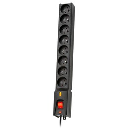 LESTAR 1966004062 multiple base 5 m 230 AC outlets Indoor Black