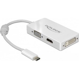 Adapter USB Typ-C™-Stecker – VGA-/HDMI-/DVI-Buchse, weiß