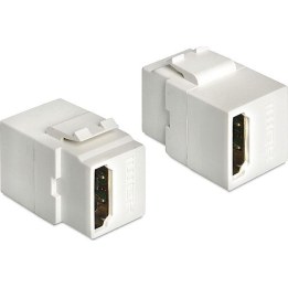 Conector HDMI Keystone Modul - Conector HDMI branco