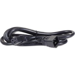 ROLINE power cable, C20 plug – C19 socket, black, 3m