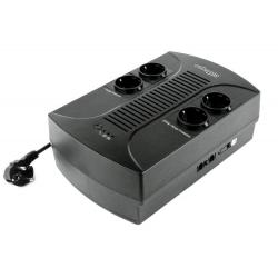 EnerGenie EG-UPS-001 sistema de alimentación ininterrumpida (UPS) Línea interactiva 650 VA 390 W 4 salidas AC - Imagen 1