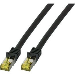 EFB RJ45 patch cable, S/FTP Cat.6A, LSZH Cat.7 bare cable, 25.00 m, black
