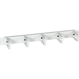EFB cable management panel with 5 cable management brackets, grey