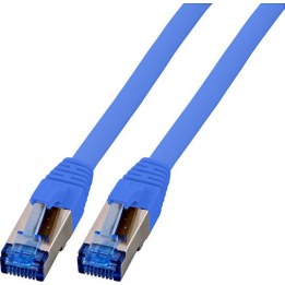 EFB RJ45 patch cable, S/FTP, Cat.6A, Cat.7, TPE, superflex, 20.00m, blue