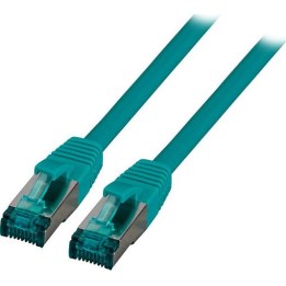 Cable de conexión EFB RJ45 S/FTP Cat. 6A LSZH de 2,00 m, verde