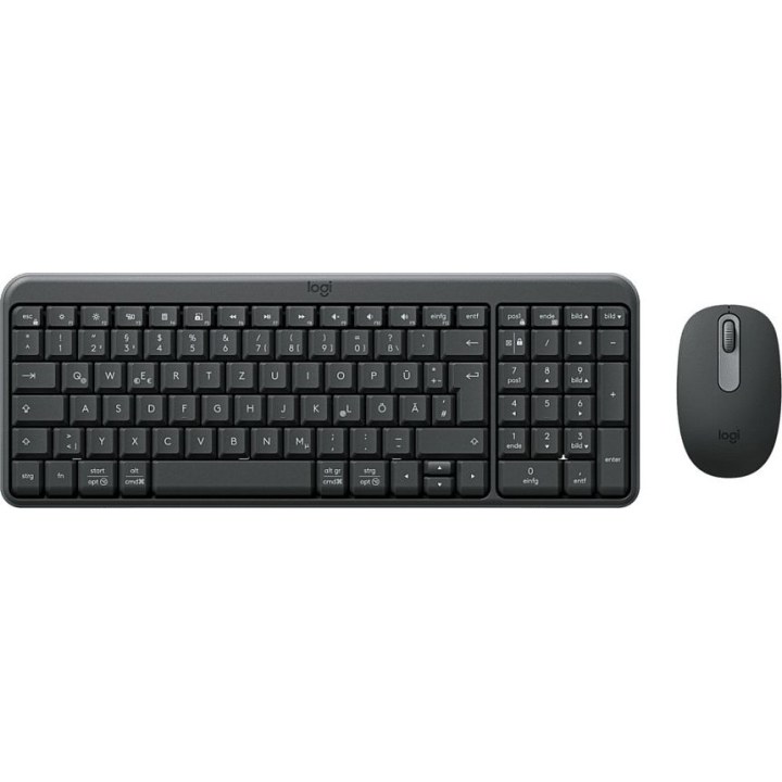 Logitech MK250 Wireless Keyboard and Mouse Graphite (DE)