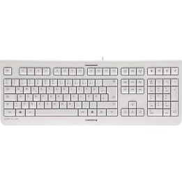 Cherry KC 1000 mit Kabel, CH-Layout, weiß/grau