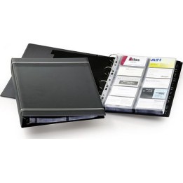 DURABLE Visitenkarten-Ringbuch anthrazit