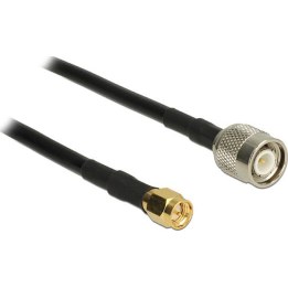 Cable de antena con conector TNC - conector SMA CFD200, 5 m, baja pérdida