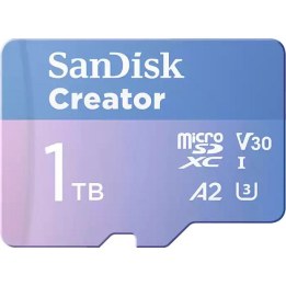 Tarjeta MicroSD Sandisk Creator de 1 TB
