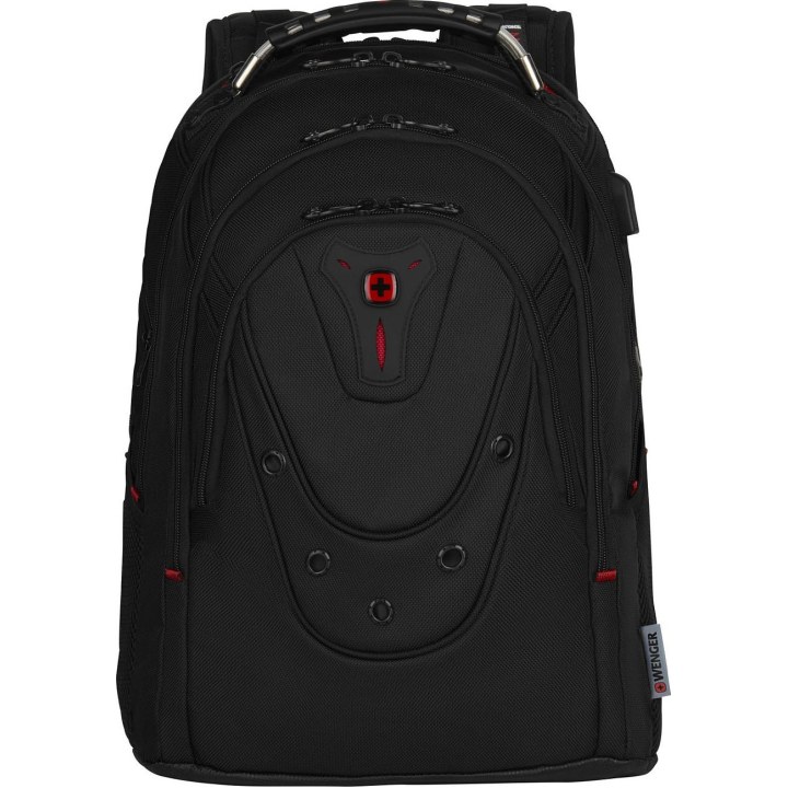 Mochila para portátil WENGER Ibex Ballistic Deluxe, 35,56 cm (14 polegadas) – 40,64 cm (16 polegadas), preta