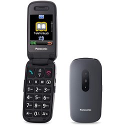 Panasonic KX-TU446EXB 6.1 cm (2.4 &quot;) 110 g Black Senior Telephone