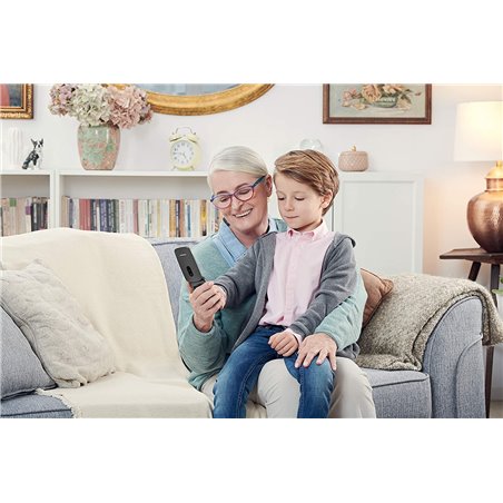 Panasonic KX-TU446EXB 6.1 cm (2.4 &quot;) 110 g Black Senior Telephone