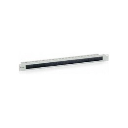 19" Bürstenblende Premium 1U RAL7035