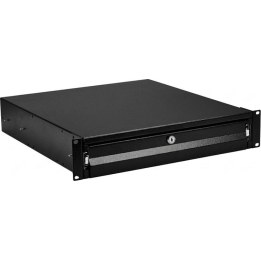 EFB 19" 2U keyboard/document drawer, lockable, RAL9005