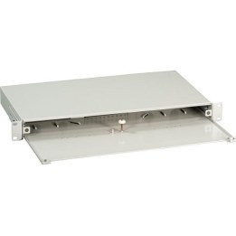 EFB Spleibox extraíble, 1U, sin panel frontal, sin componentes, gris