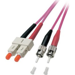 EFB Duplex Patch Cable SC-ST OM4 7.5 m LSZH 3 mm Erika Violet