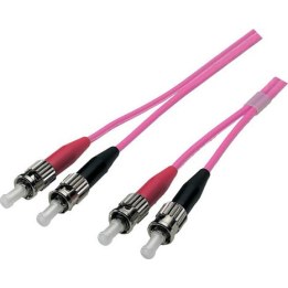 EFB Duplex Patchkabel ST-ST OM4 2m LSZH 3mm erikaviolett