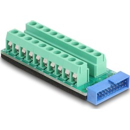USB-Stecker-auf-Klemmenblock-Adapter, 20-polig